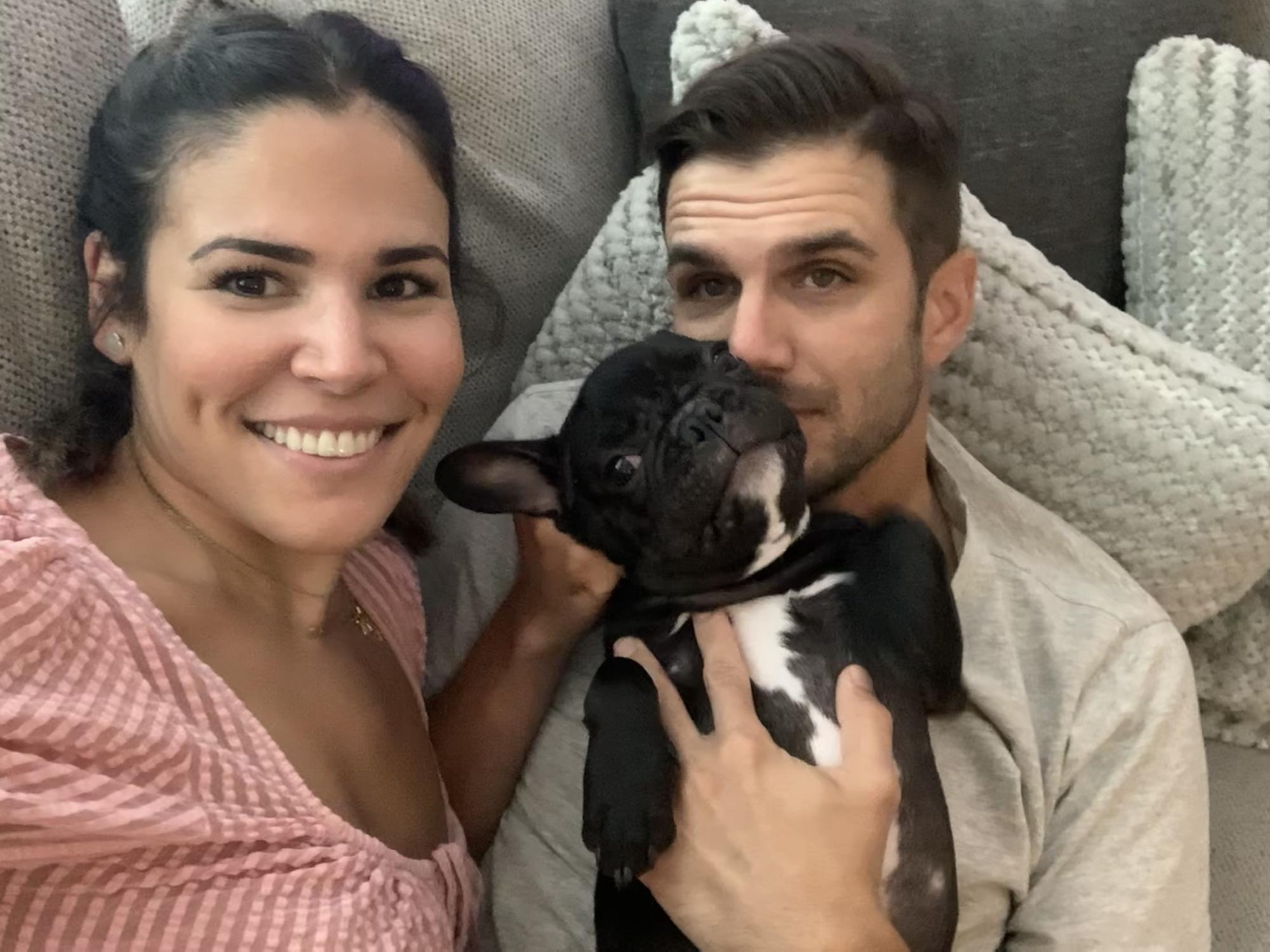 The year they got their first dog, Murphy, in 2020