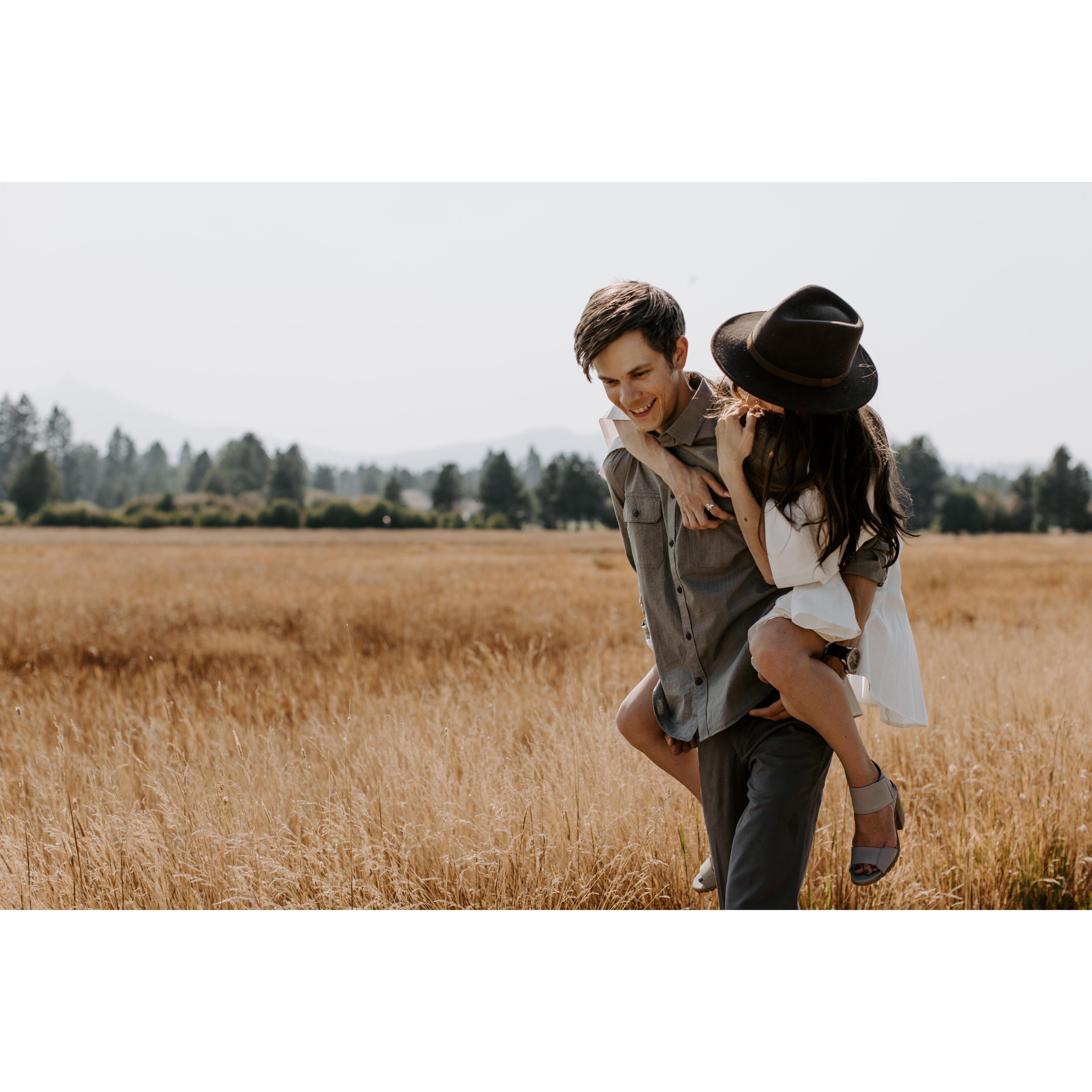 Preparing for their wedding has allowed them to explore what's most important in life.  They both value family, hard work, a sense of spontaneity, and the ability to laugh at oneself.