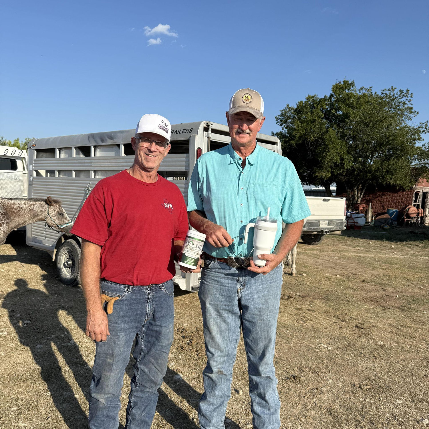One of Kenny's roping partners! Larry!