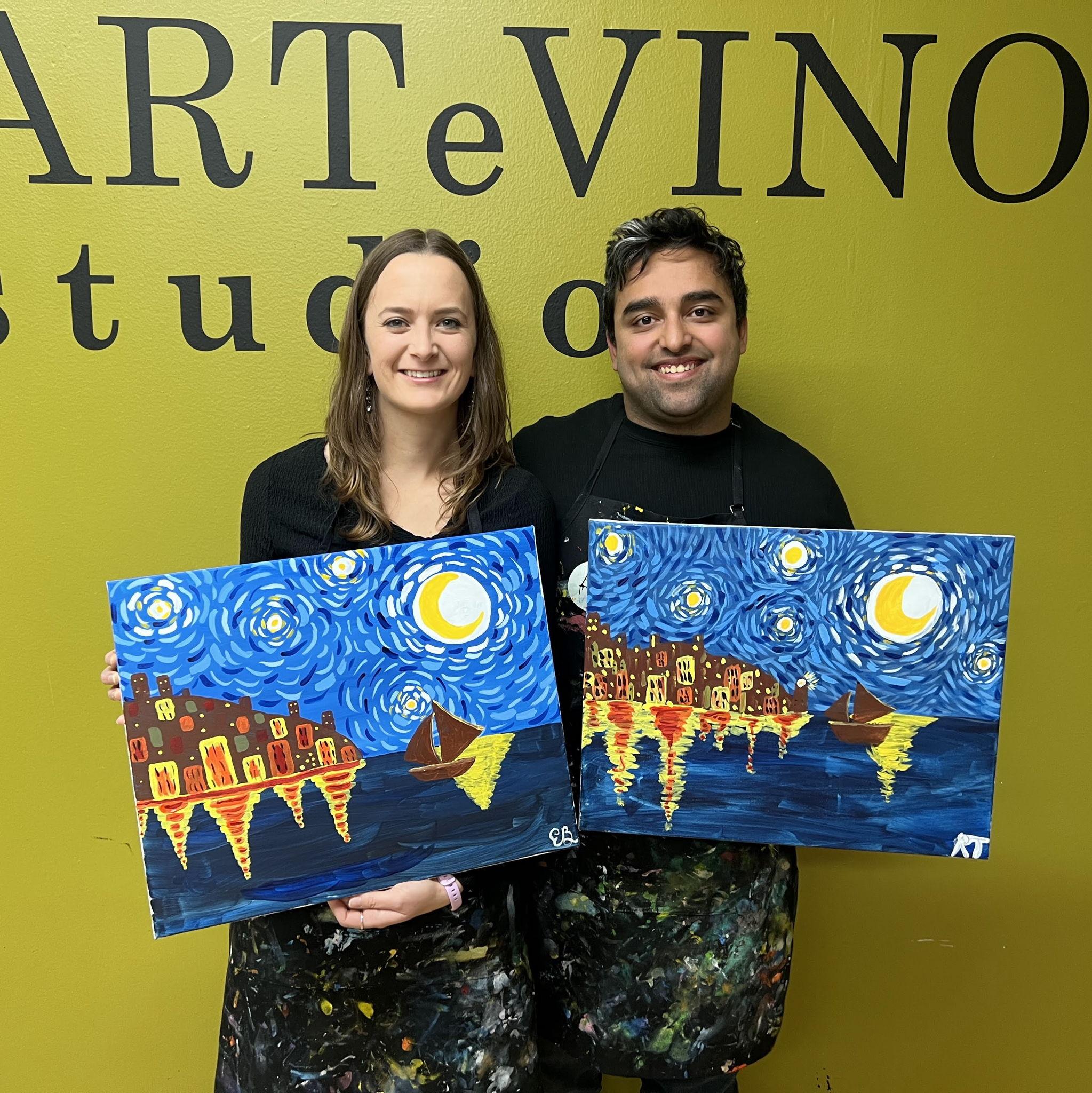 Valentine's Day paint & sip