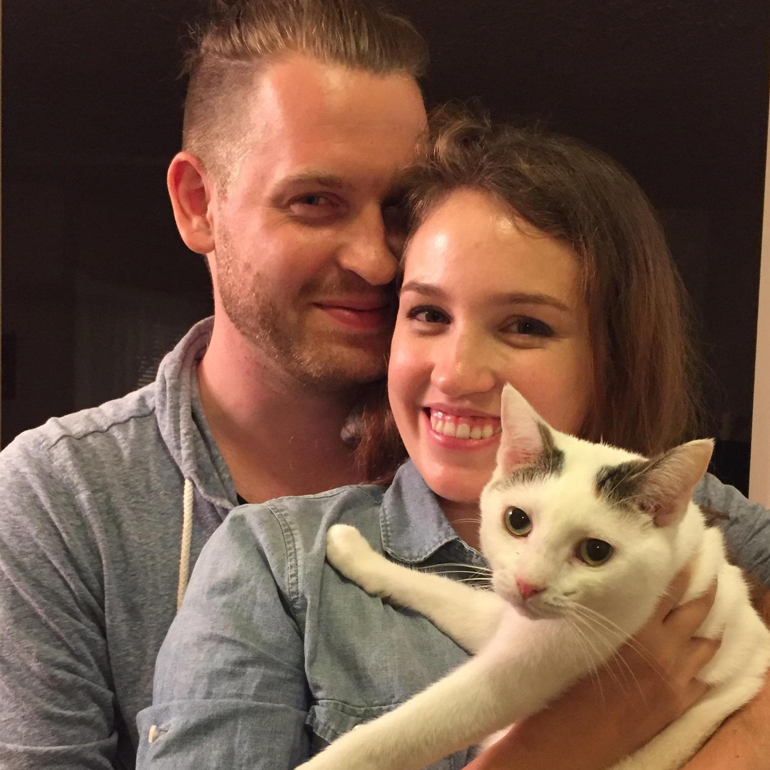 Us and our (fur)baby, Tina