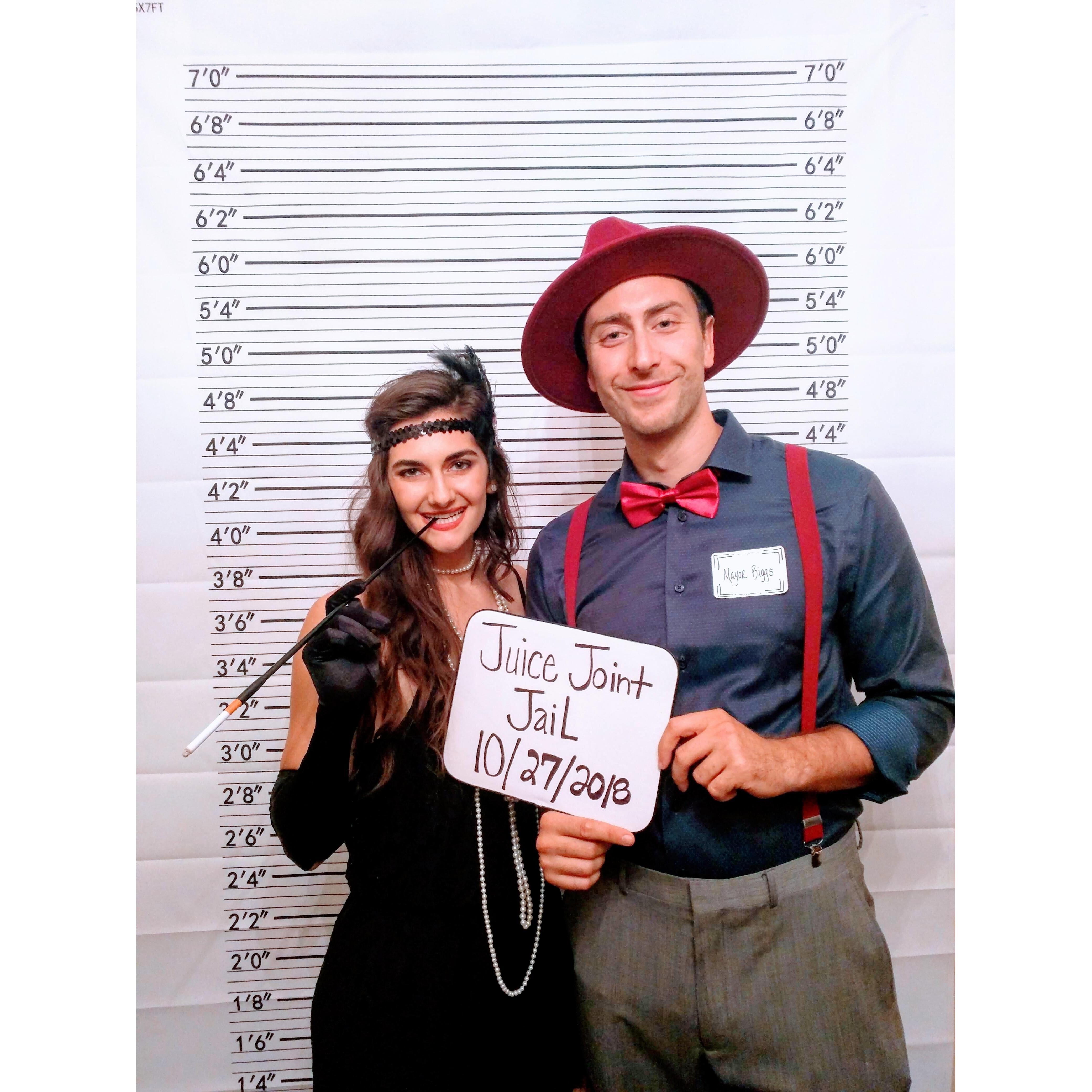 Marshall, TX Oct 2018
Murder Mystery halloween party with Rachel (Chad's sister) and Jeff and their friends
