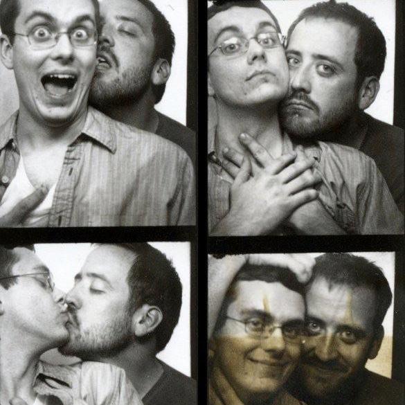 Our first year of being zany hipsters in San Francisco. Xander still needs to cool it on the PDA.