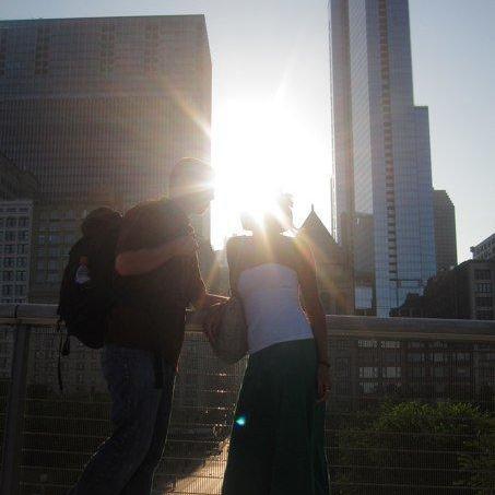 First vacation together - 1 week in Chicago visiting Rachel. (June 2010)