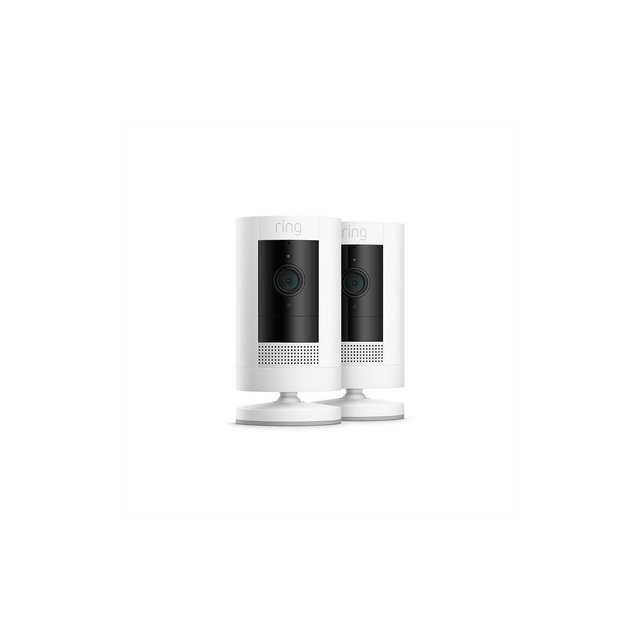 Ring 1080p Stick Up Cam 2pk Security Camera - Battery - White