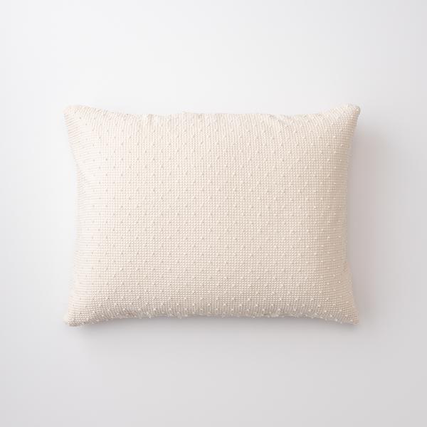 Popcorn Dot Pillow Sham - Natural, Standard Size