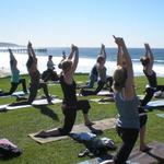 Yoga on the bluff with Namasteve