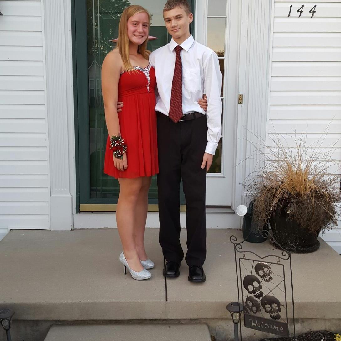 Our first picture together 2015
