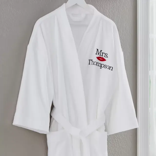 "Mrs." Better Together Embroidered Robe