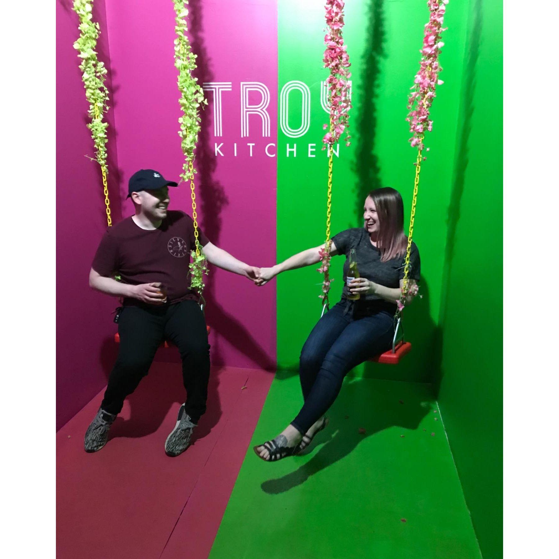 Troy Kitchen was a special spot for us - it's where we met!