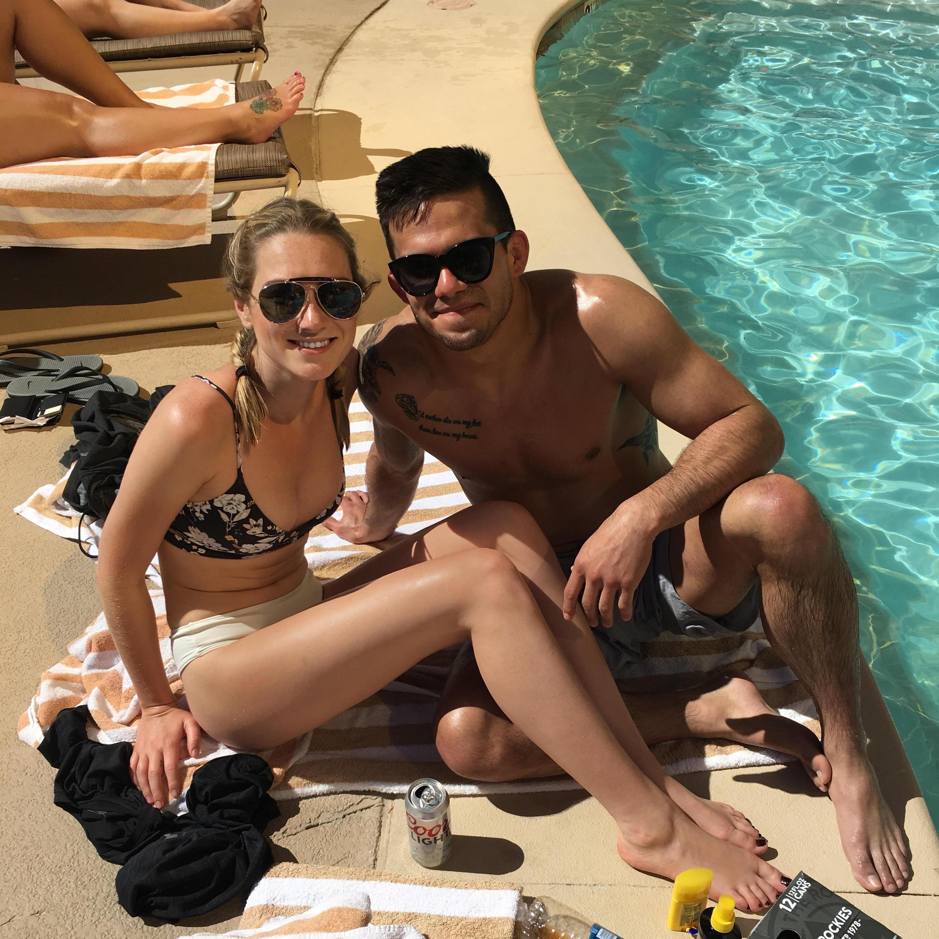 Poolside in Vegas