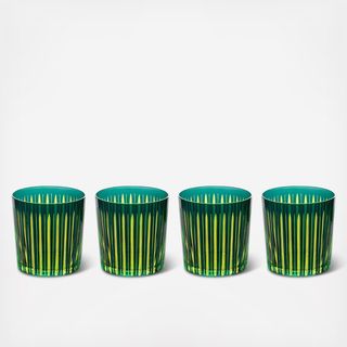 Prism Double Old Fashioned Glass, Set of 4