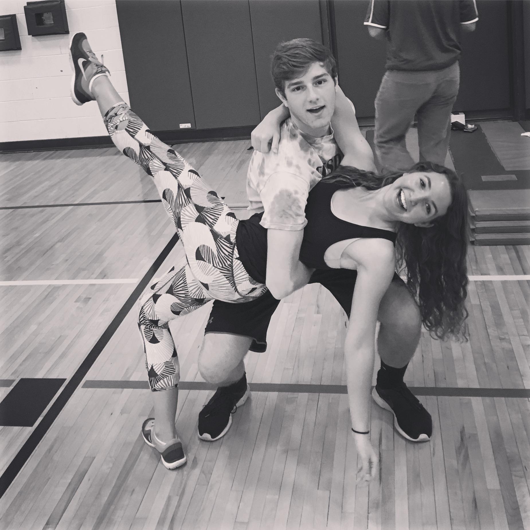Justin and Mattie took a ballroom dancing class their senior year at Miami!