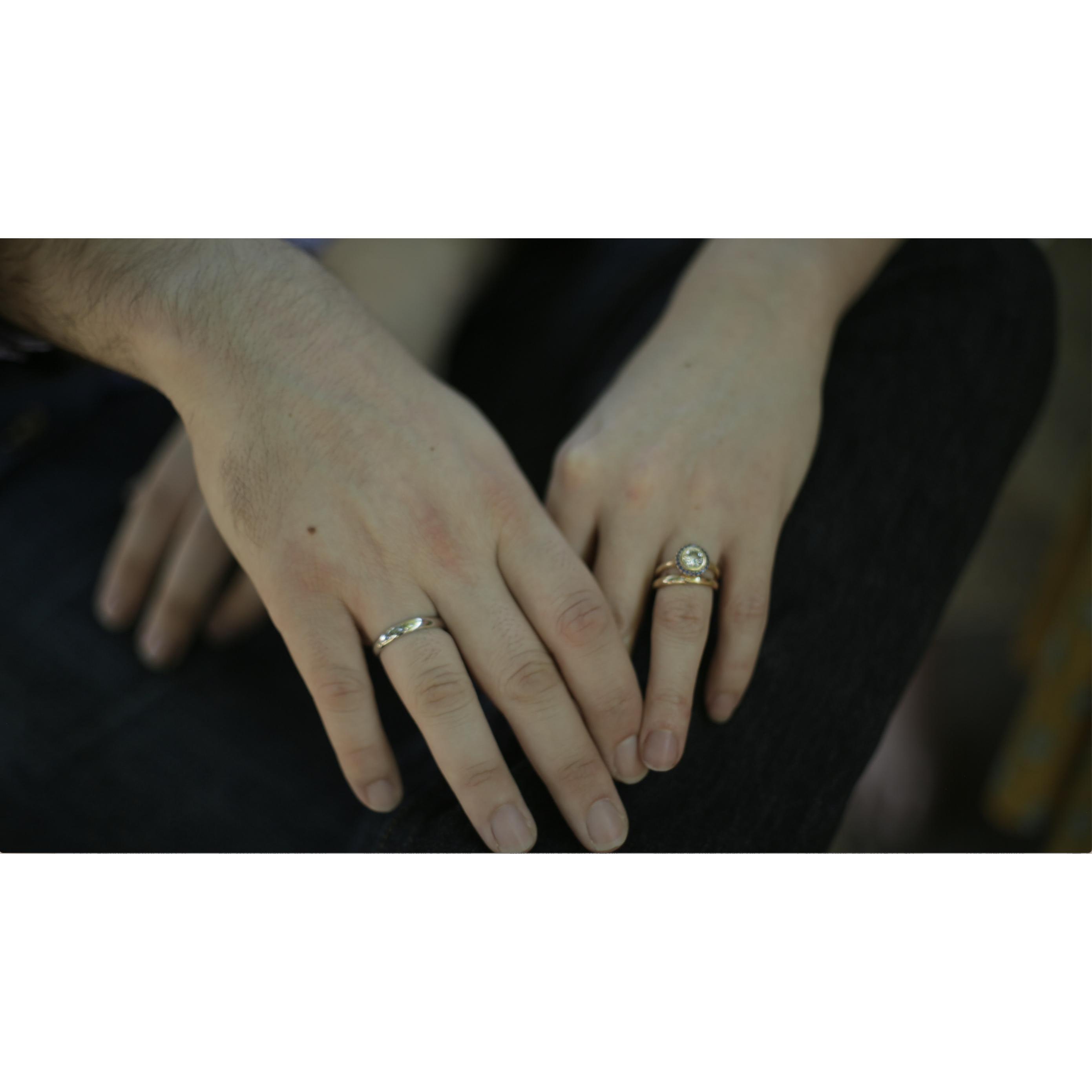 The rings are beautiful