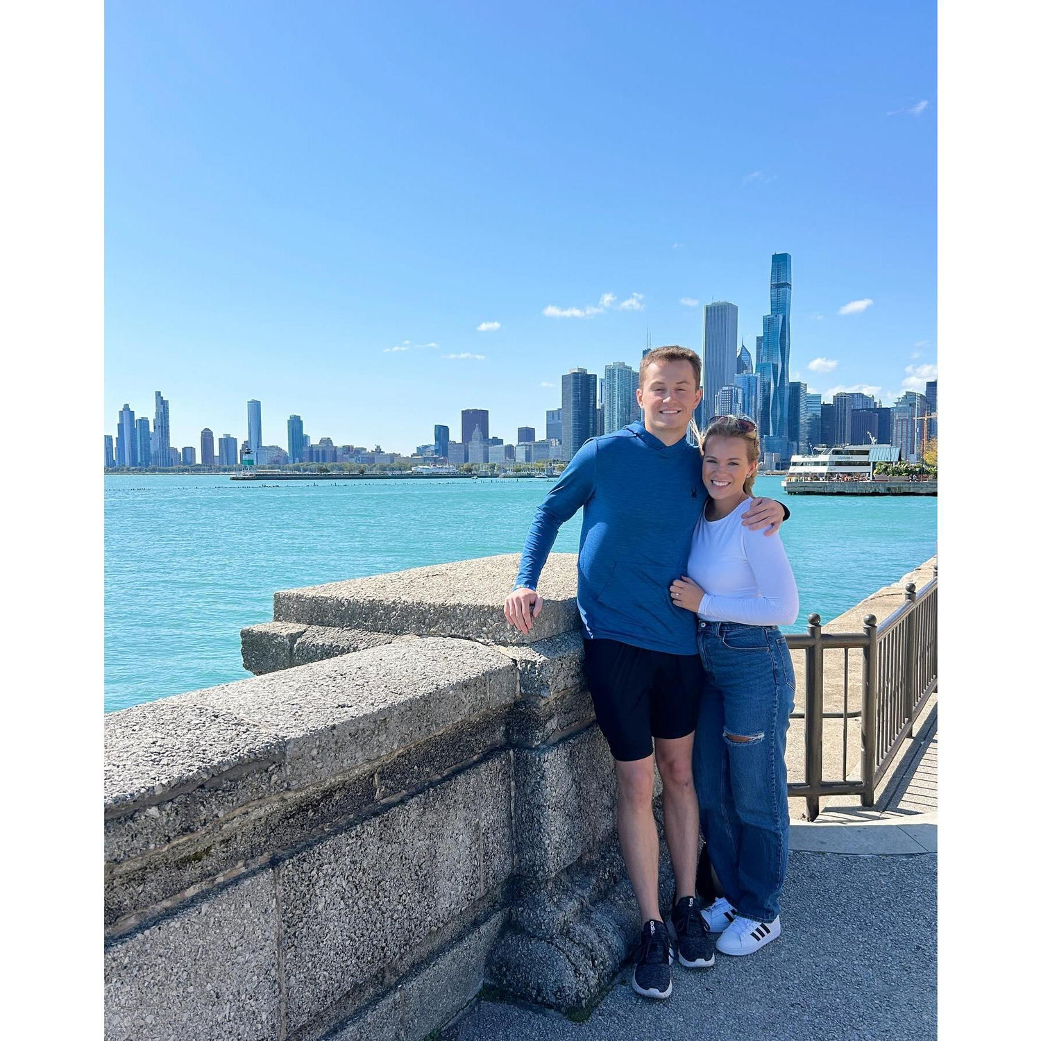 Gunnar and Taylor experiencing Chicago for the first time together!