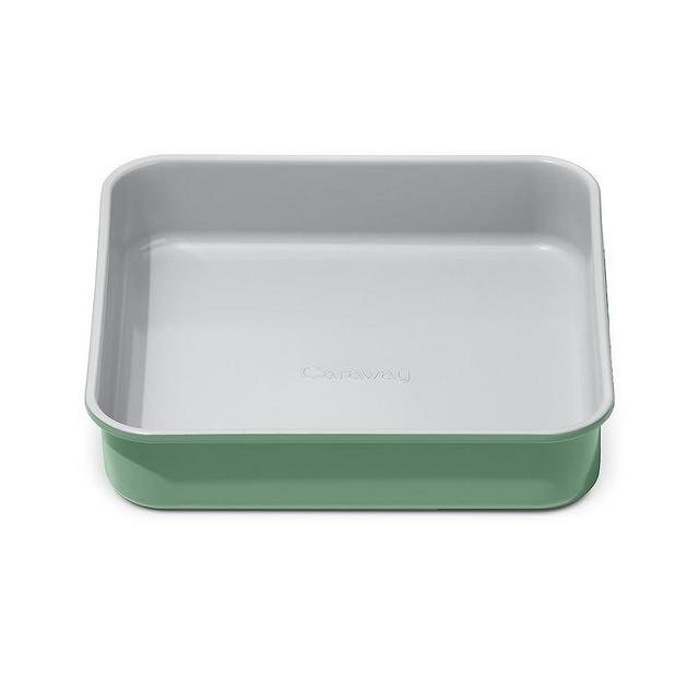 Caraway Non-Stick Ceramic 9” Square Pan - Naturally Slick Ceramic Coating - Non-Toxic, PTFE & PFOA Free - Perfect for Brownies, Lemon Bars, Cakes, & More - Sage