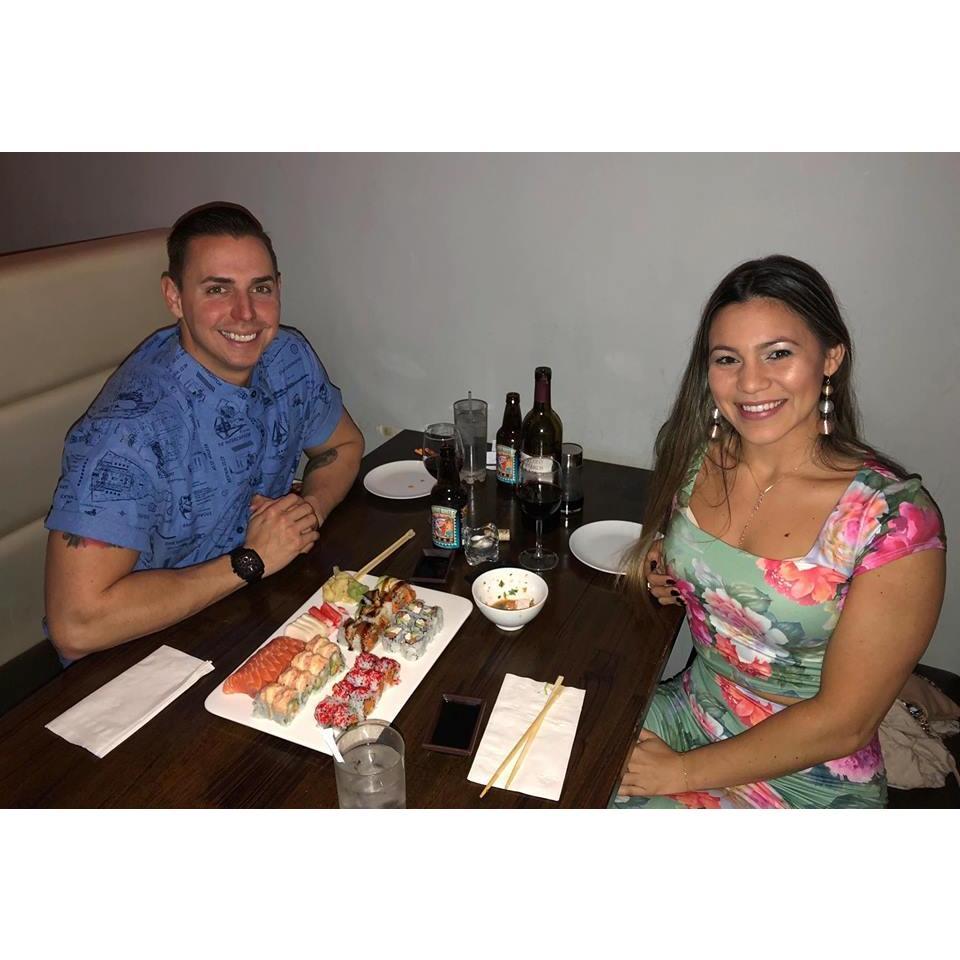 we loooove sushi!