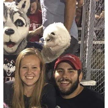 Our first UConn sporting event!