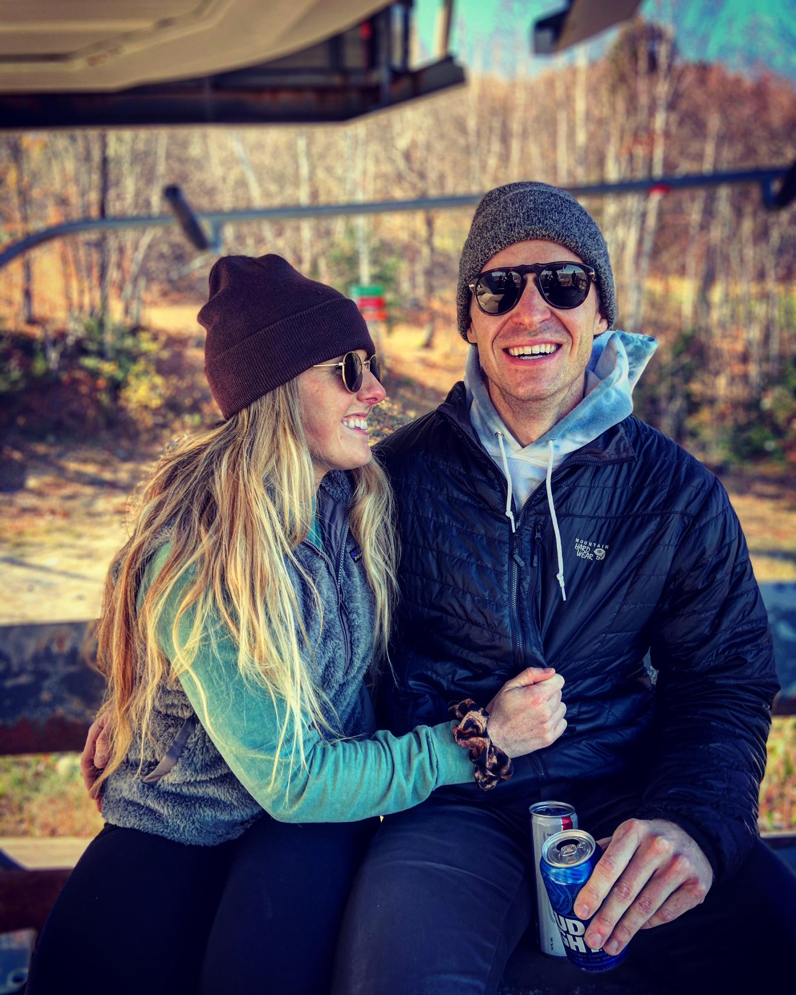 Katie and Ricky's favorite vacation spot: Sunday River, Maine