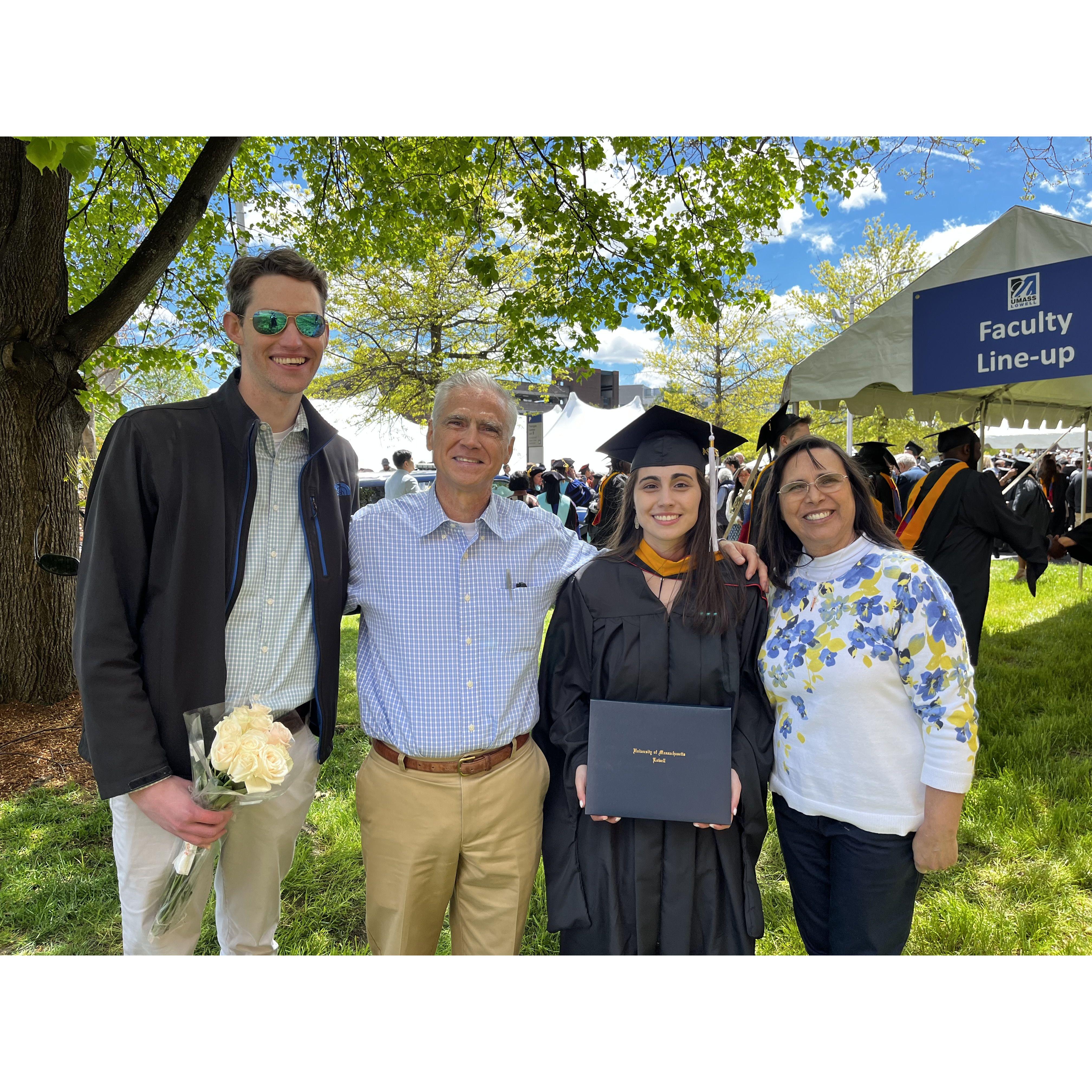 Abby's grad school graduation 👩‍🎓