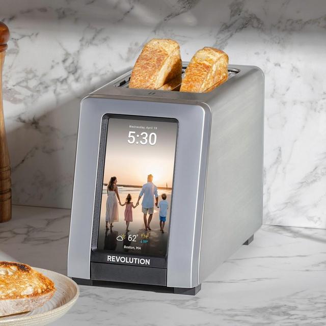 Revolution InstaGLO R180 Connect Plus Toaster, Stainless-Steel
