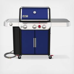 Weber Chicago Cubs Q1200 Liquid Propane Portable Grill Blue 1