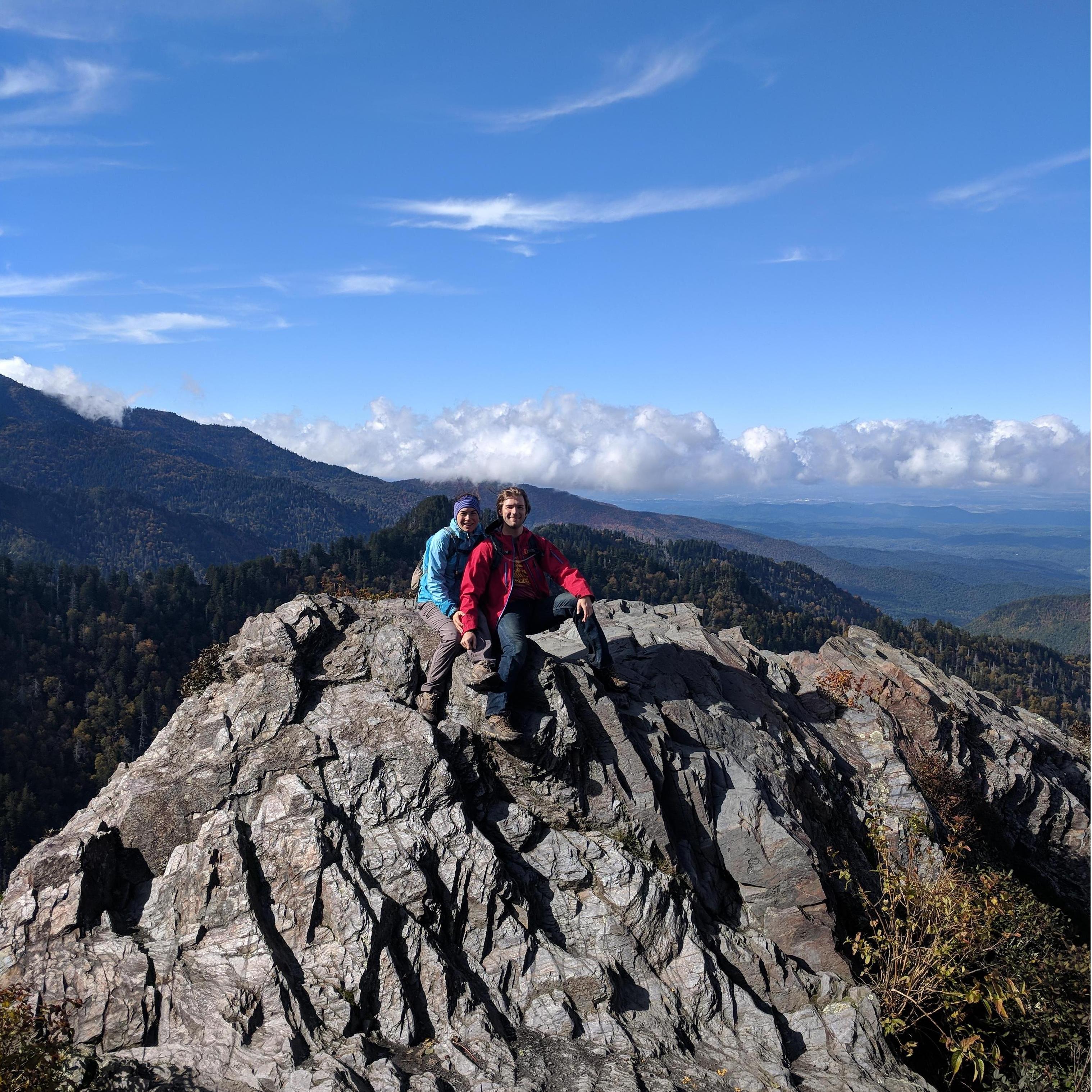 Hiking the Appalachian Trial.