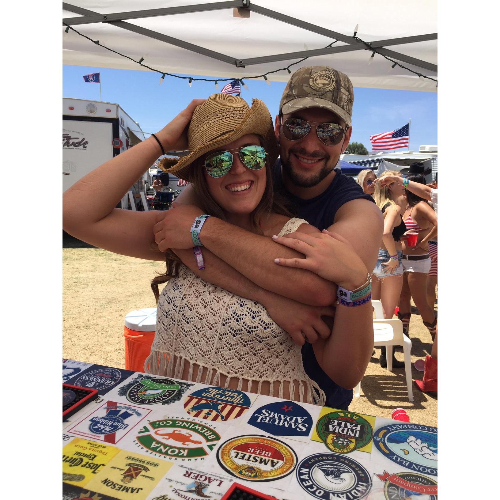 After many years Griff finally converted me into a Country music fan and we went to Stagecoach!