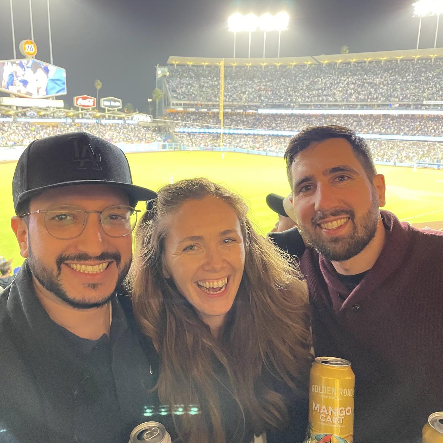 Ryan at the Dodger game!