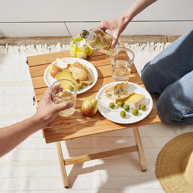 Fold-Up Wooden Picnic Table & Carrier