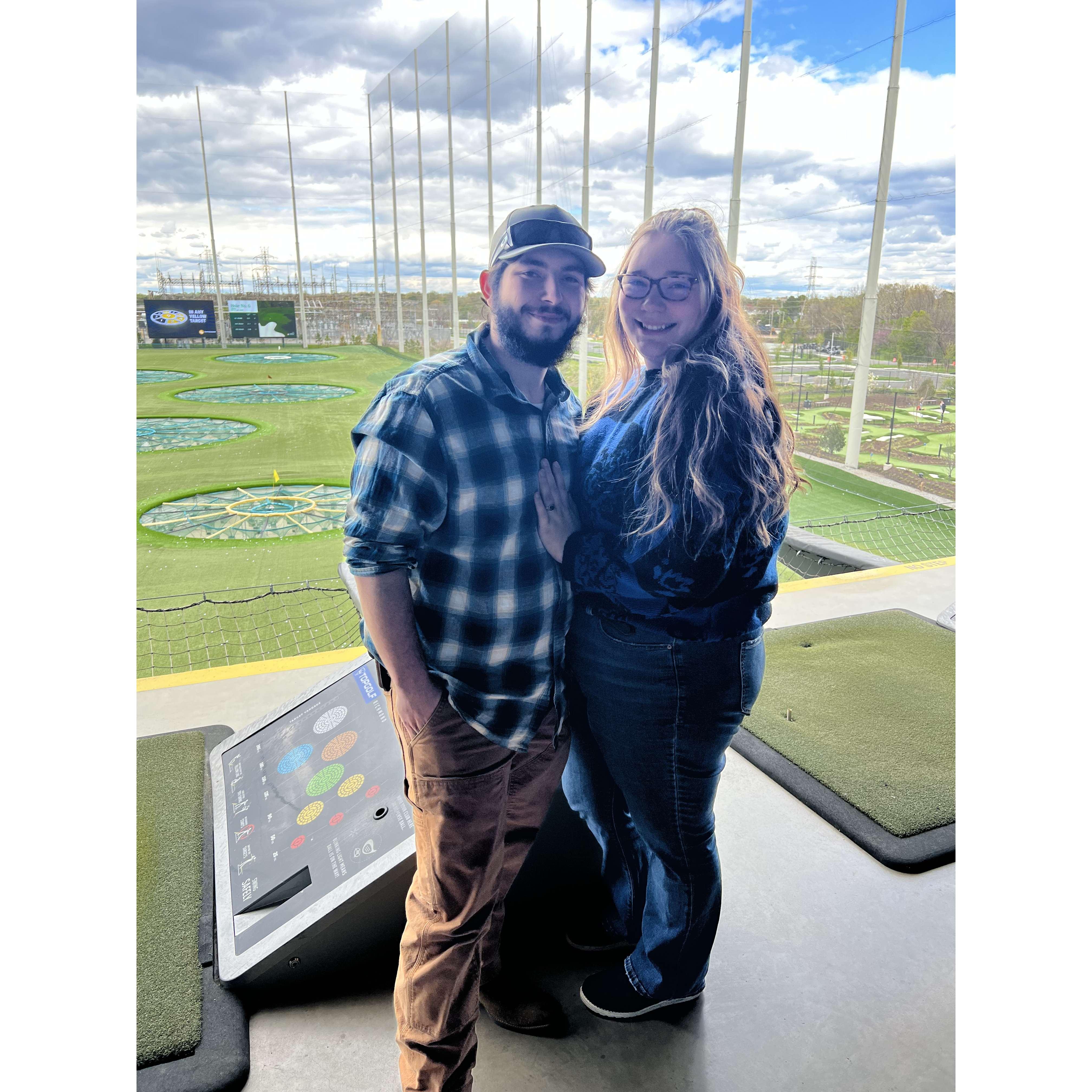 Top golf for my birthday 2022