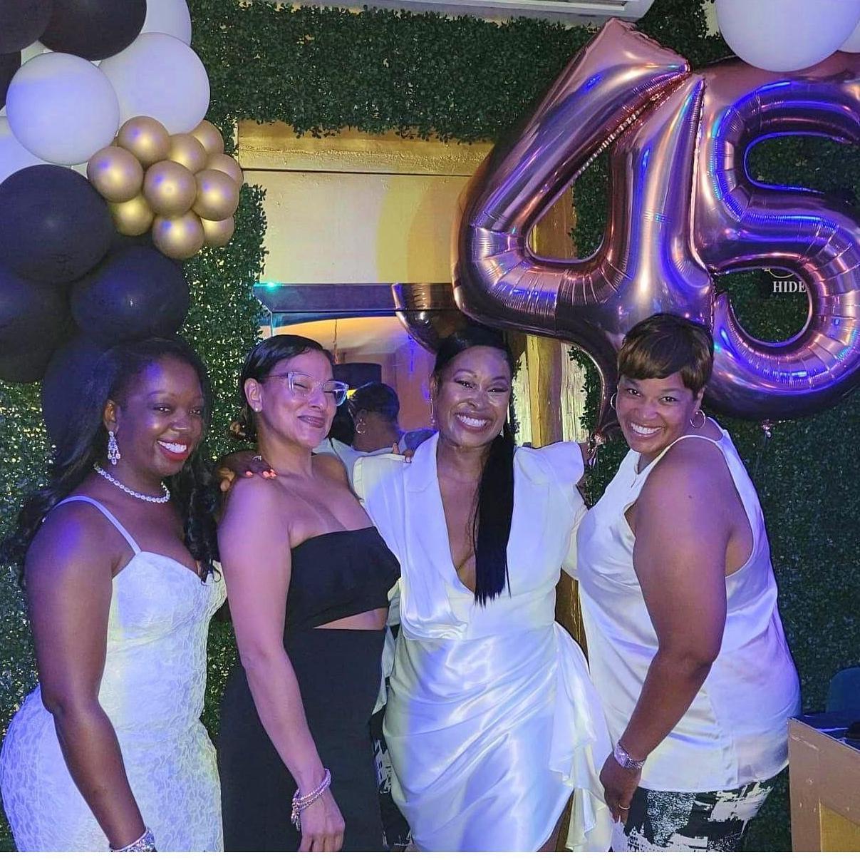 With My Sisters.... Part of the Bridal Party