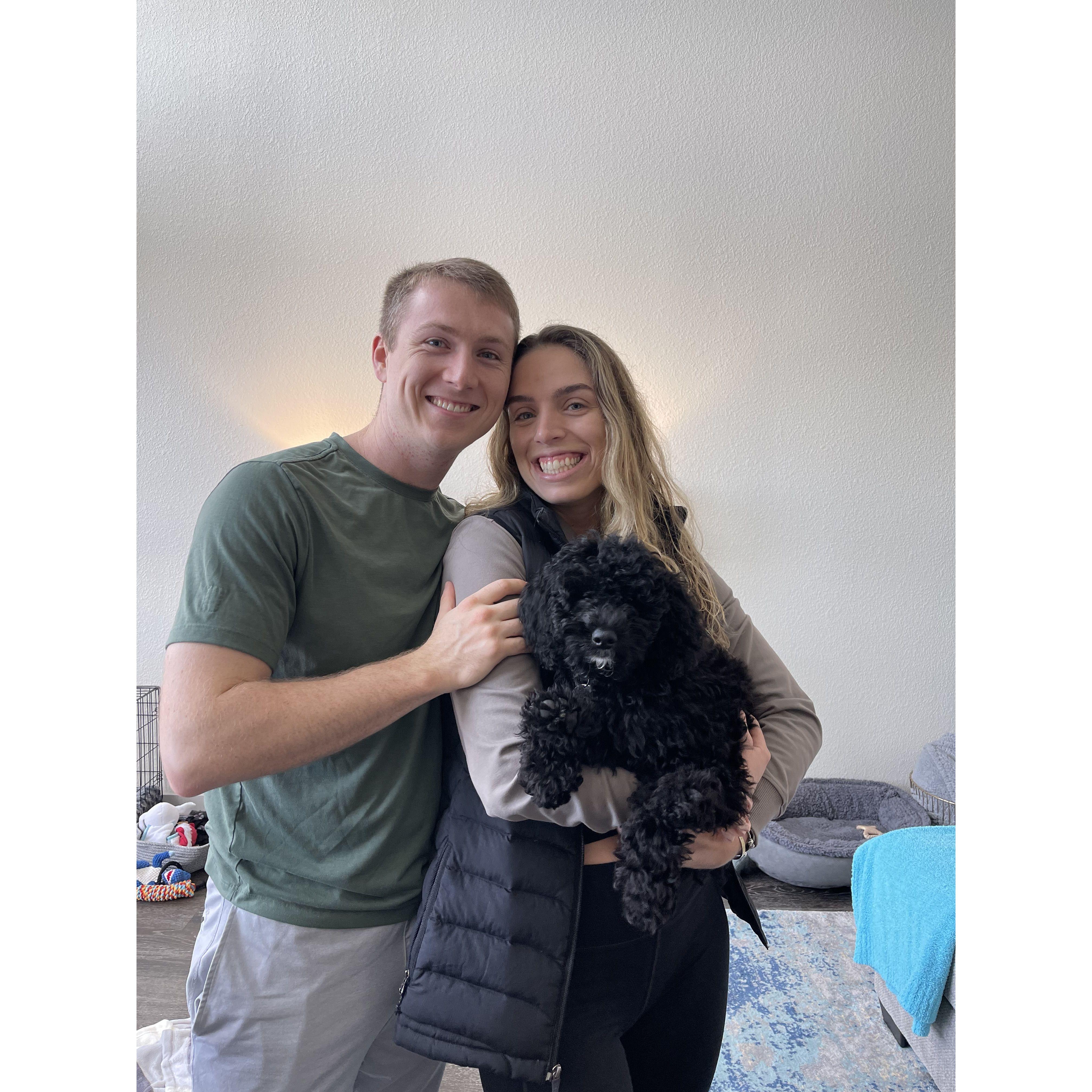 Meeting our new 4 legged nephew!