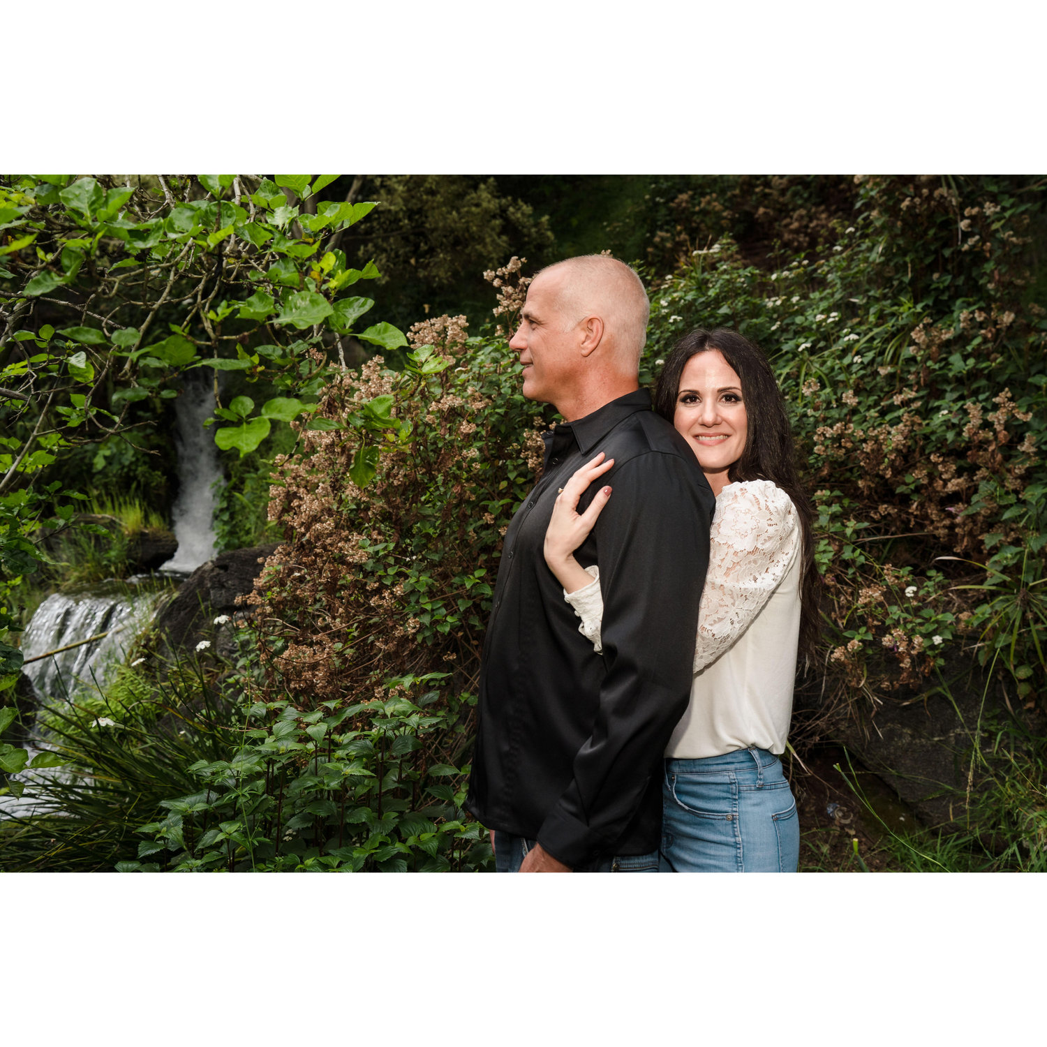 June 2023 engagement photo shoot at LA Arboretum & Botanical Garden