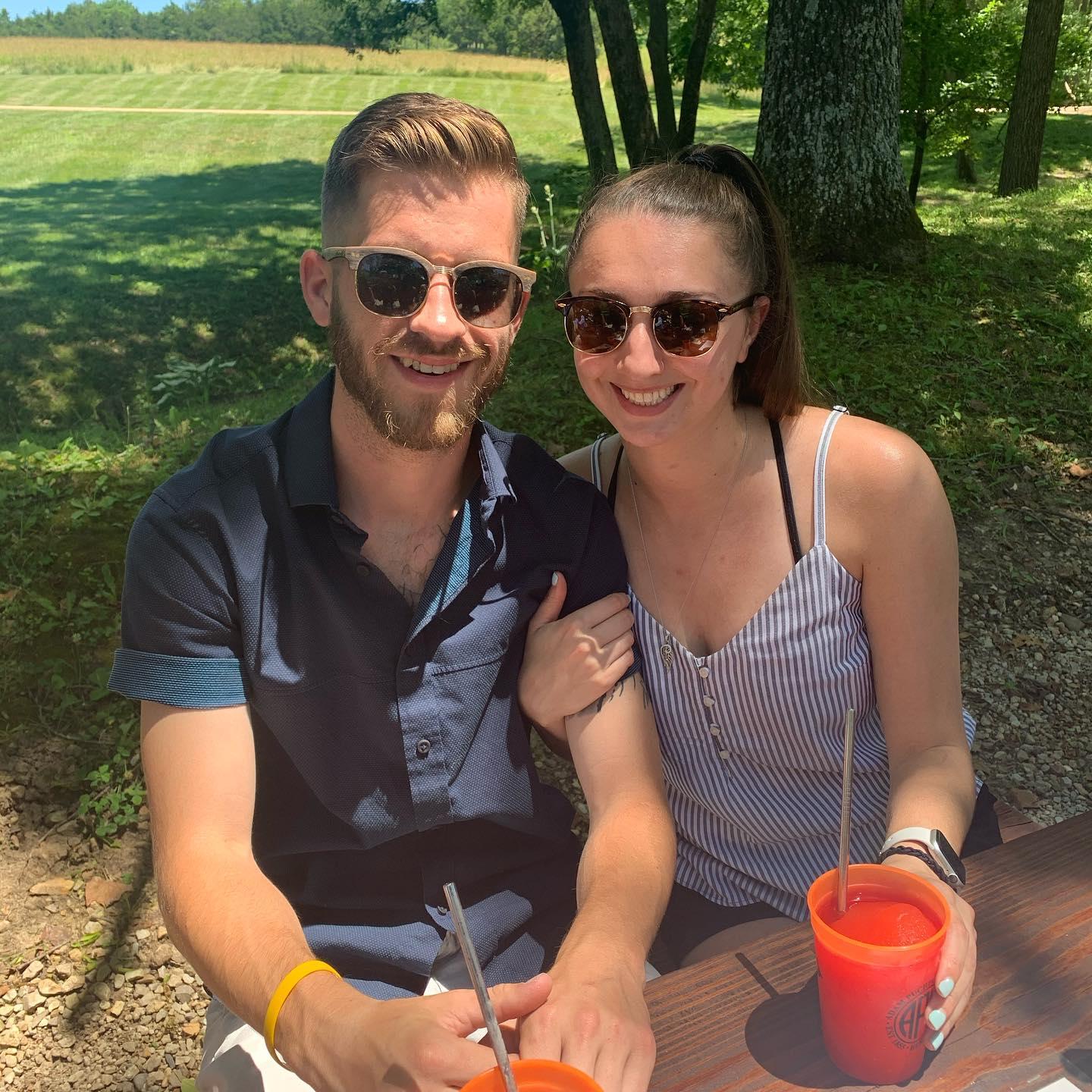 Our first time in Hermann, Mo at Adam Puchta Winery
