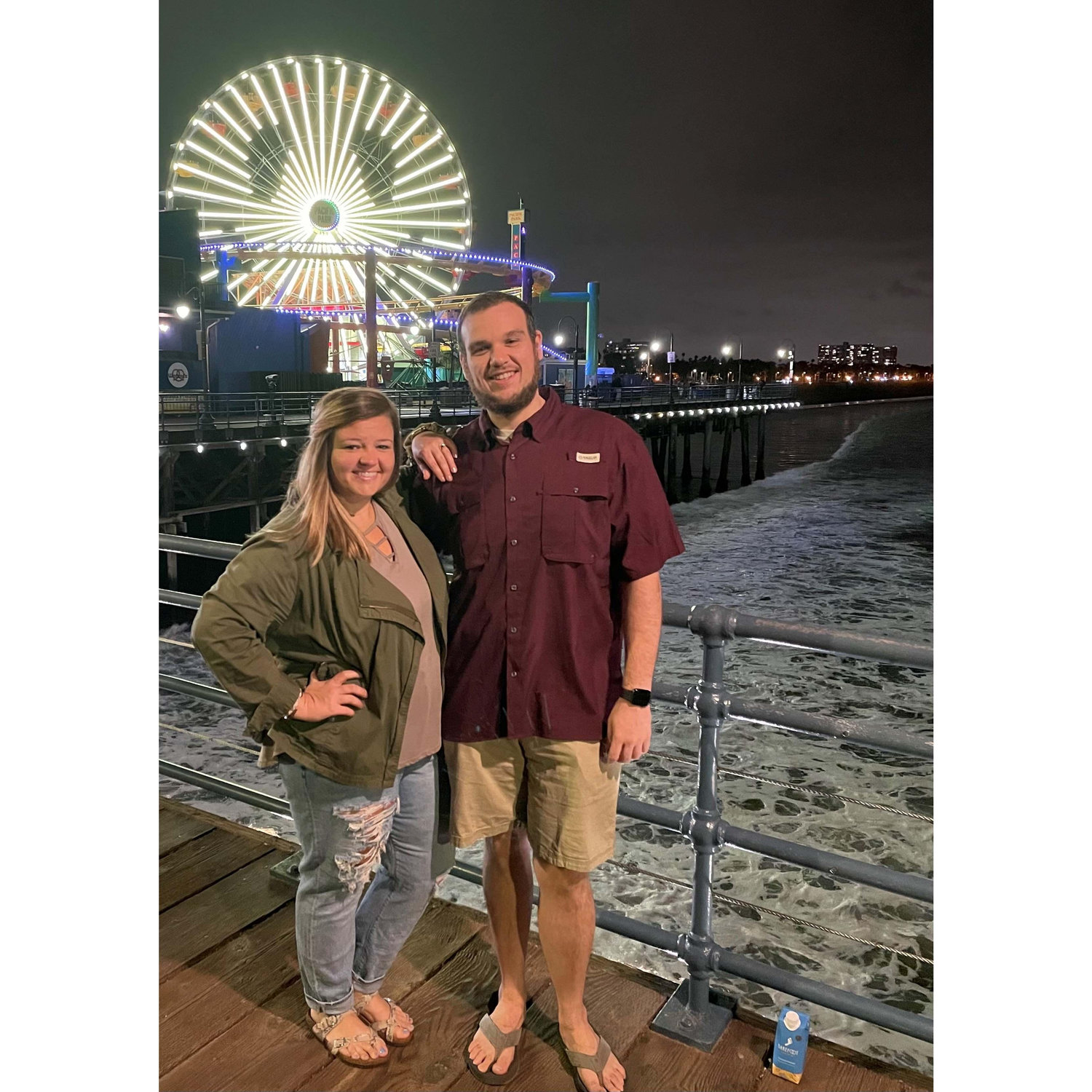 The night we got engaged!