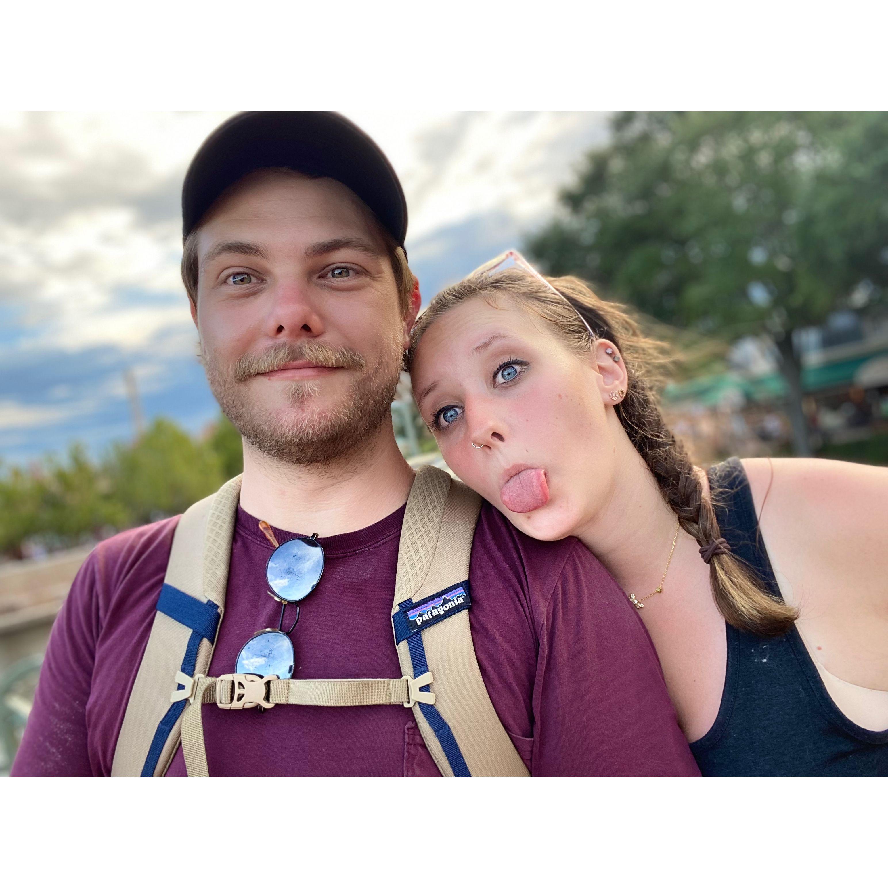 We wandered around Epcot and had a wonderful time! They had their food and drink festival and we got to try tons of different food from around the world.