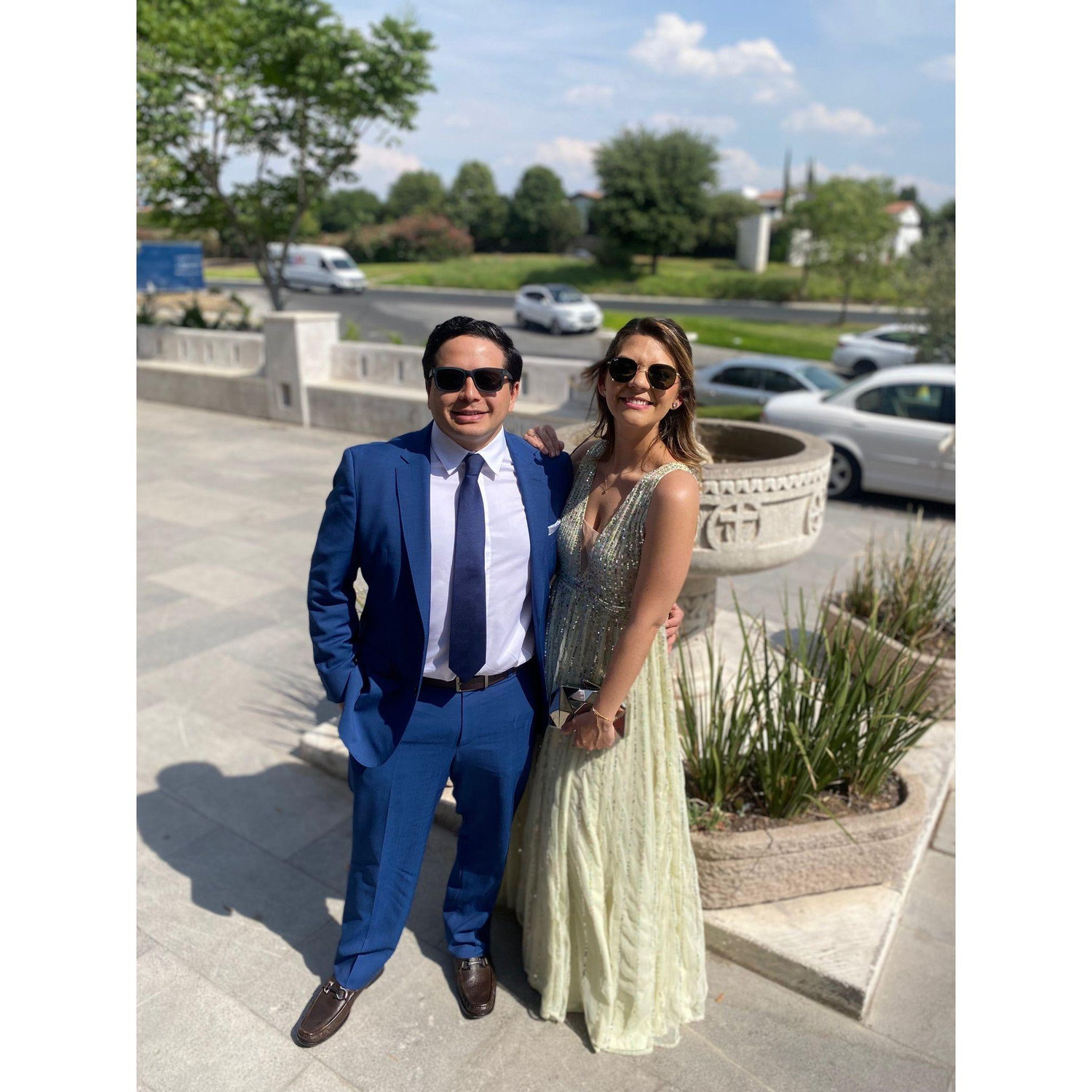 Waiting for our best friends to get married!