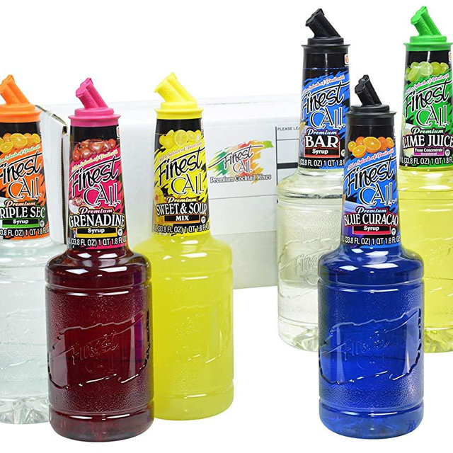 Finest Call Premium Bar Essentials Drink Mixes Variety, 1 Liter Bottles (33.8 Fl Oz), Pack of 6 Flavors