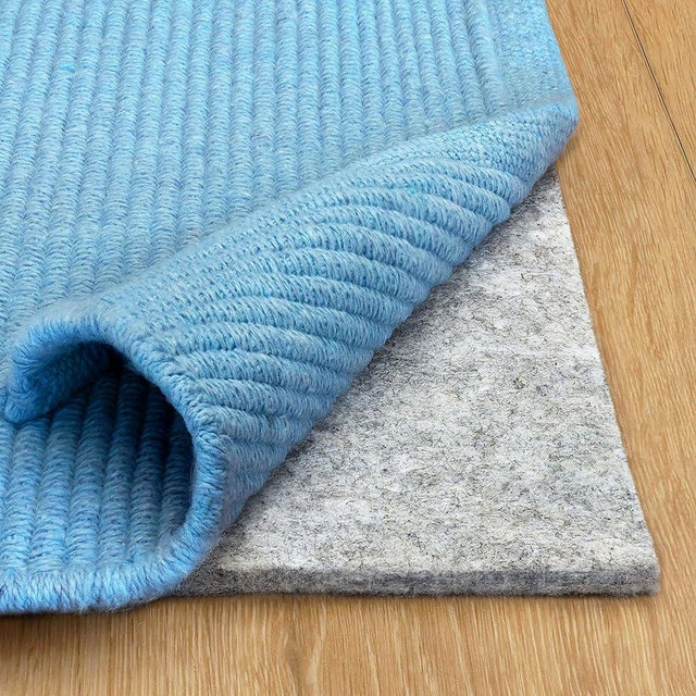 RUGPADUSA - Basics - 10'x14' - 1/4" Thick - 100% Felt - Protective Cushioning Rug Pad - Safe for All Floors and Finishes Including Hardwoods