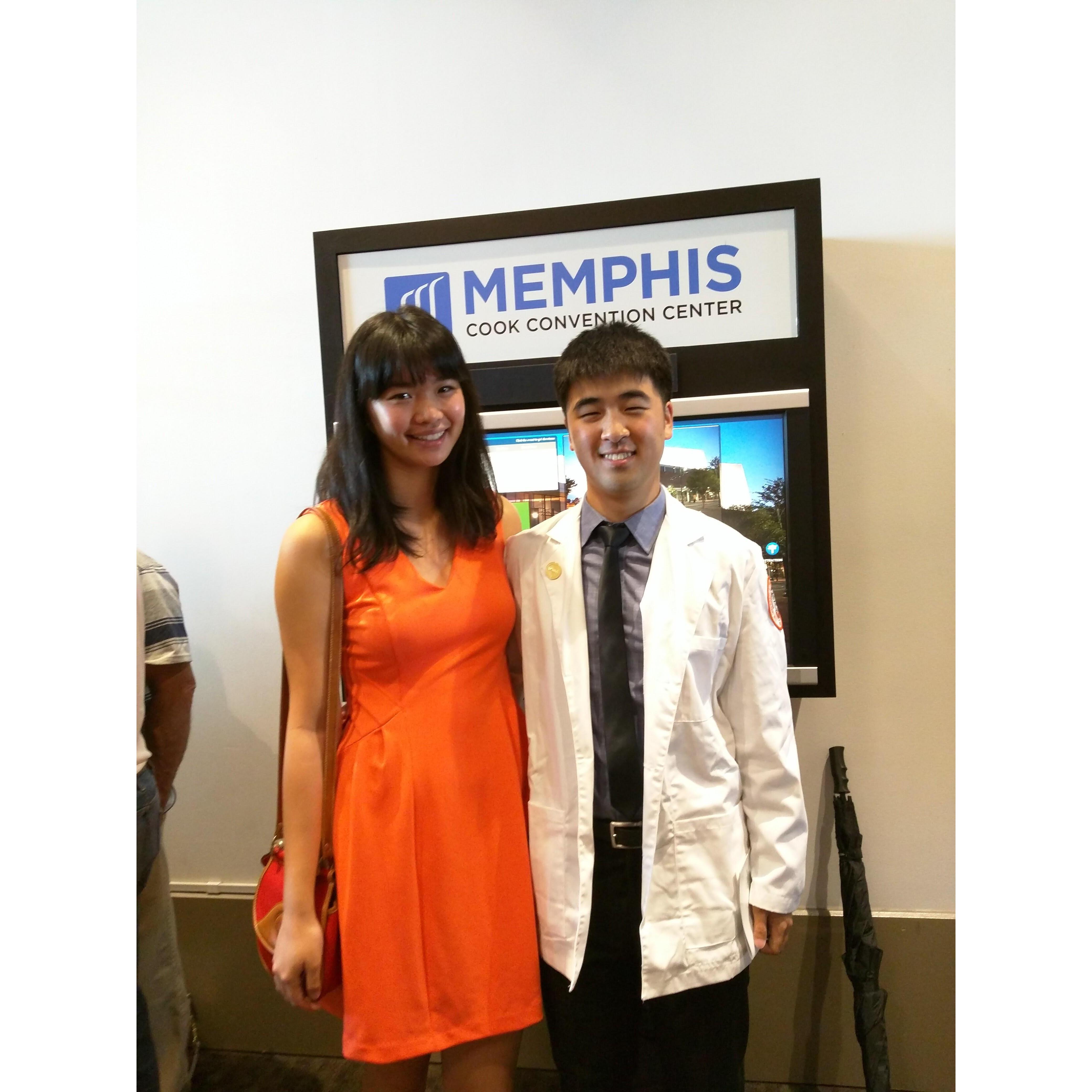 Han Jun's white coat ceremony in Summer, 2016. Right when Han Jun was beginning his medical school journey. We still can't believe the past 4 years have flown by!