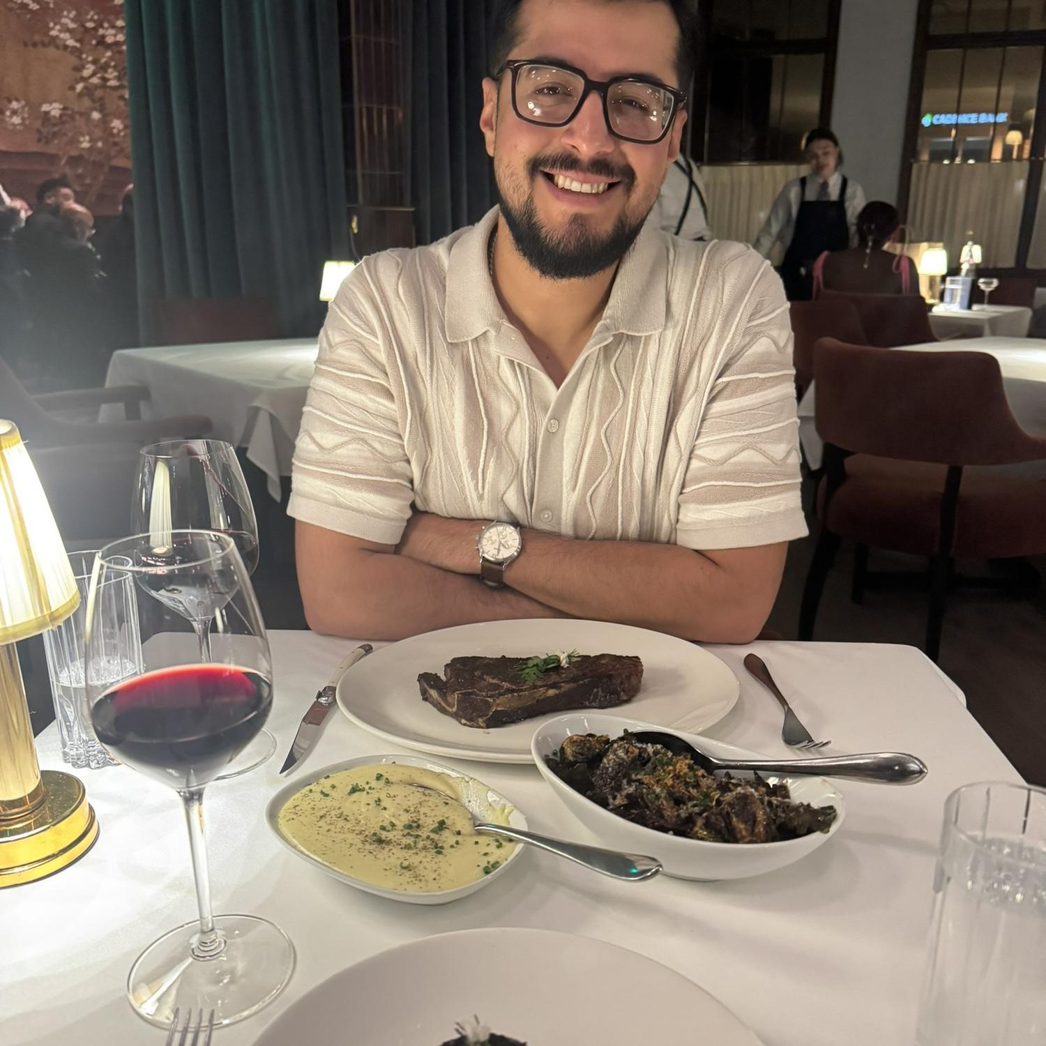 dinner date at one of our favorite restaurants!