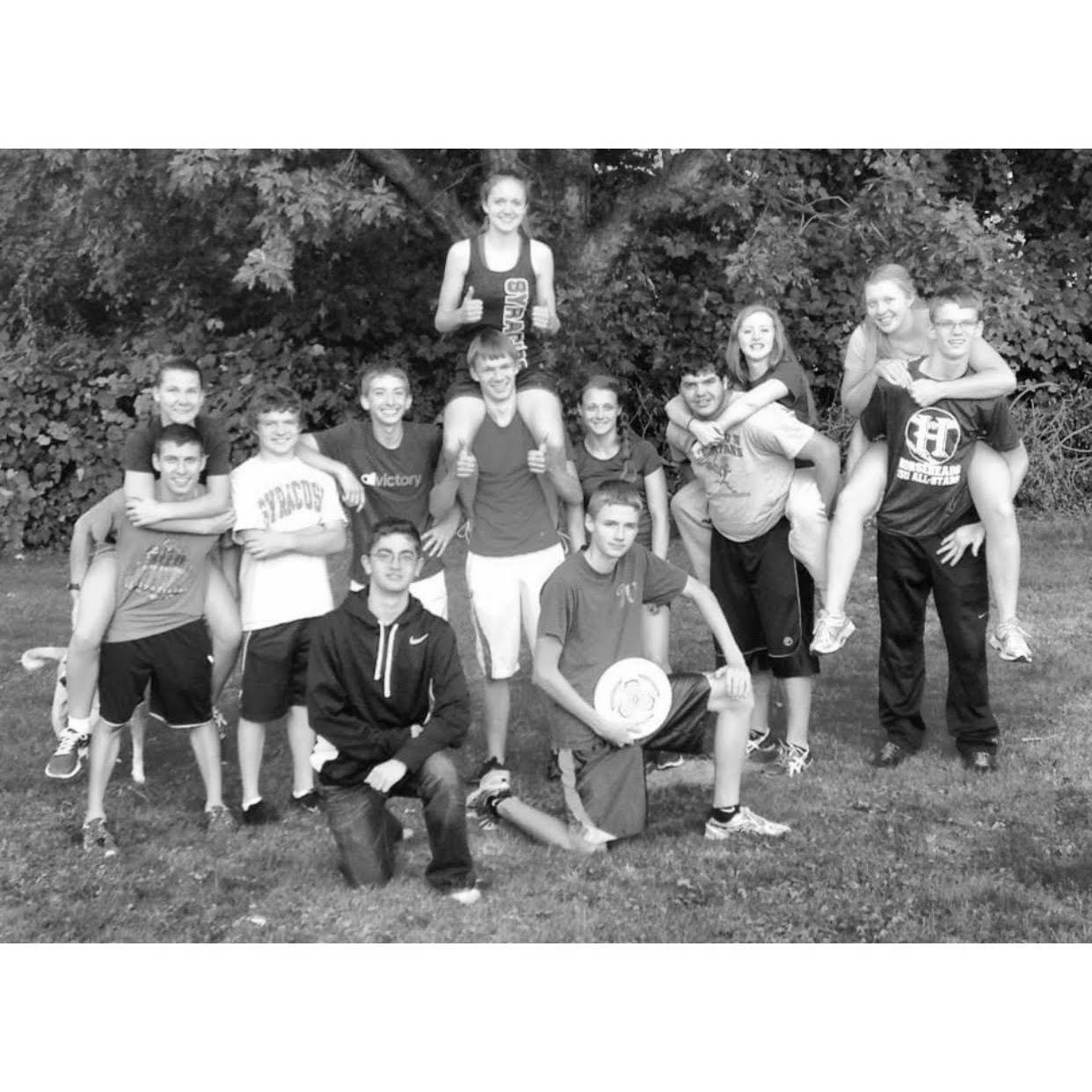 Our very first picture together when we ran cross country, taken in 2013. Morgan was 14 and TJ was 15 just about the turn 16.