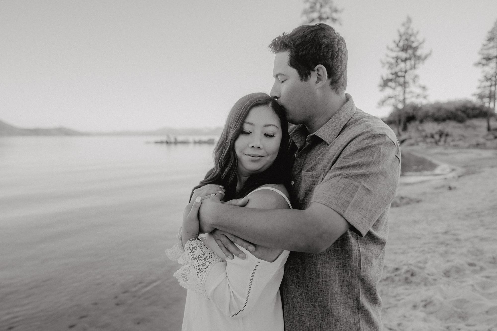 Engagement Photos - Sand Harbor Beach, Lake Tahoe