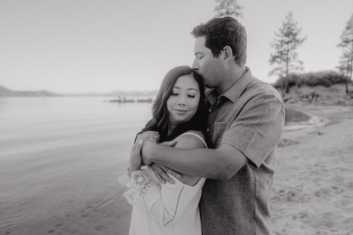 Engagement Photos - Sand Harbor Beach, Lake Tahoe