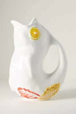 Micola Stoneware Fish Pitcher