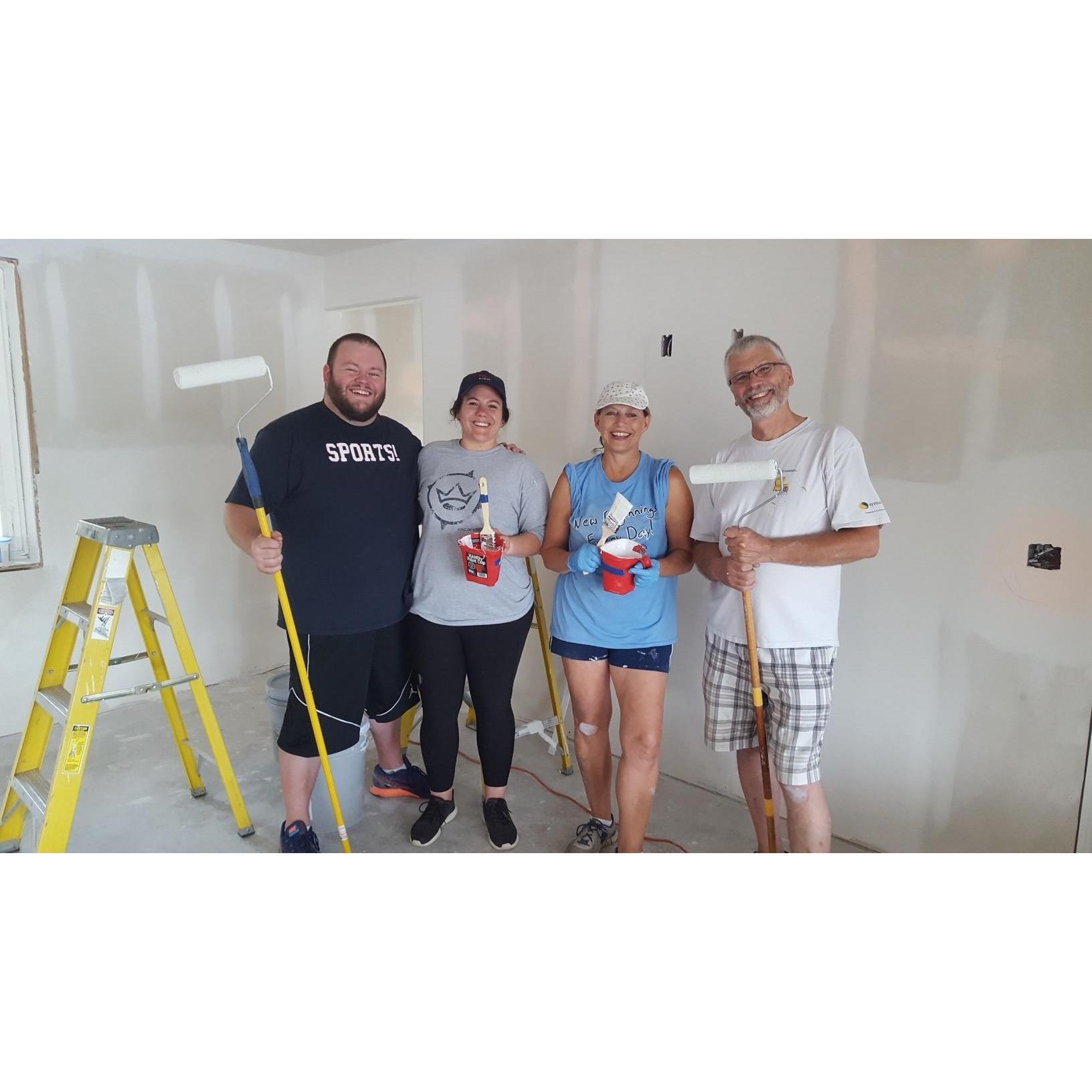 Serving together in Omaha after flooding in 2018 & 2019.