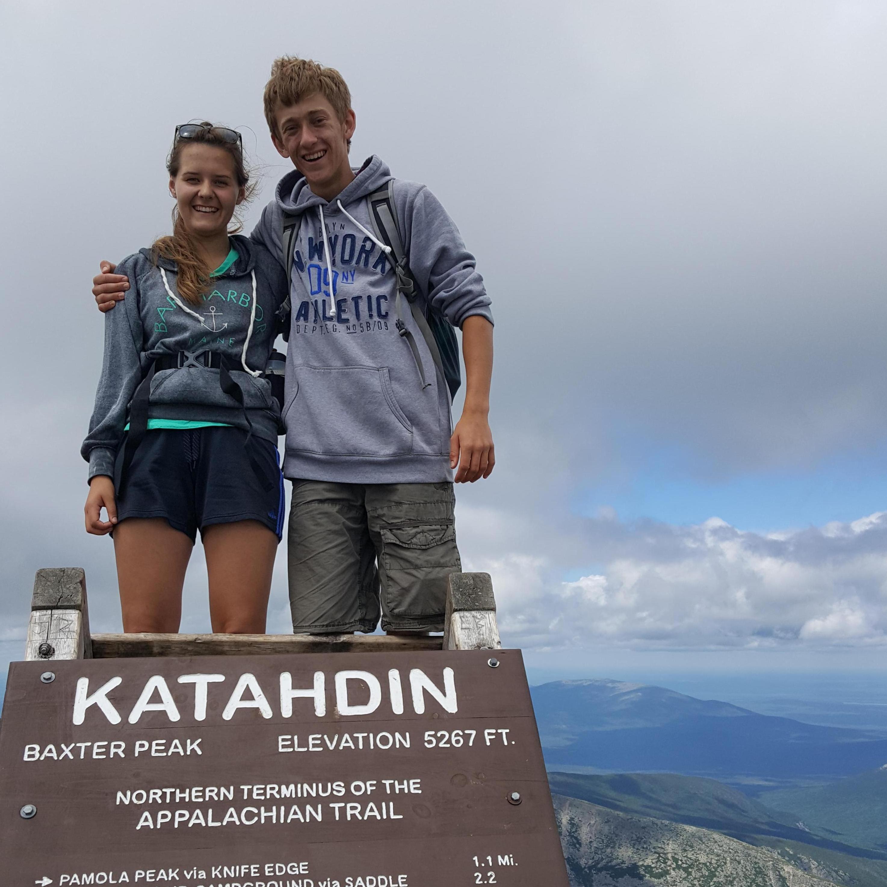 The summit of Mt. Katahdin!
