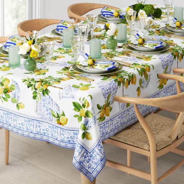 Limone Tablecloth, 70"x108"