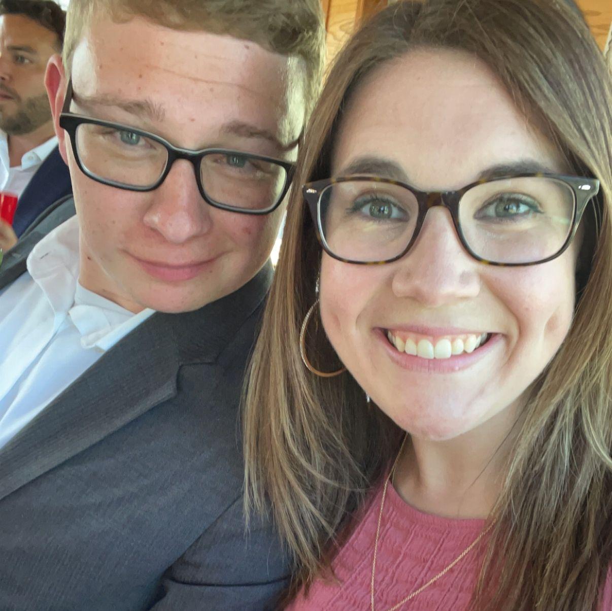 We hopped onto a party bus to celebrate our friends getting married in Indy.